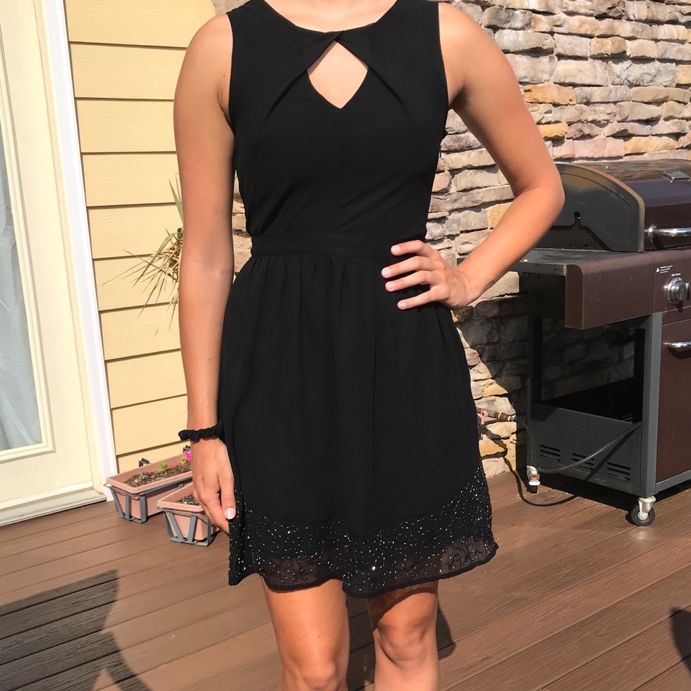 American eagle black dress